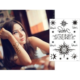 THE FANTASY Set230 Tattoo Sticker English Letters