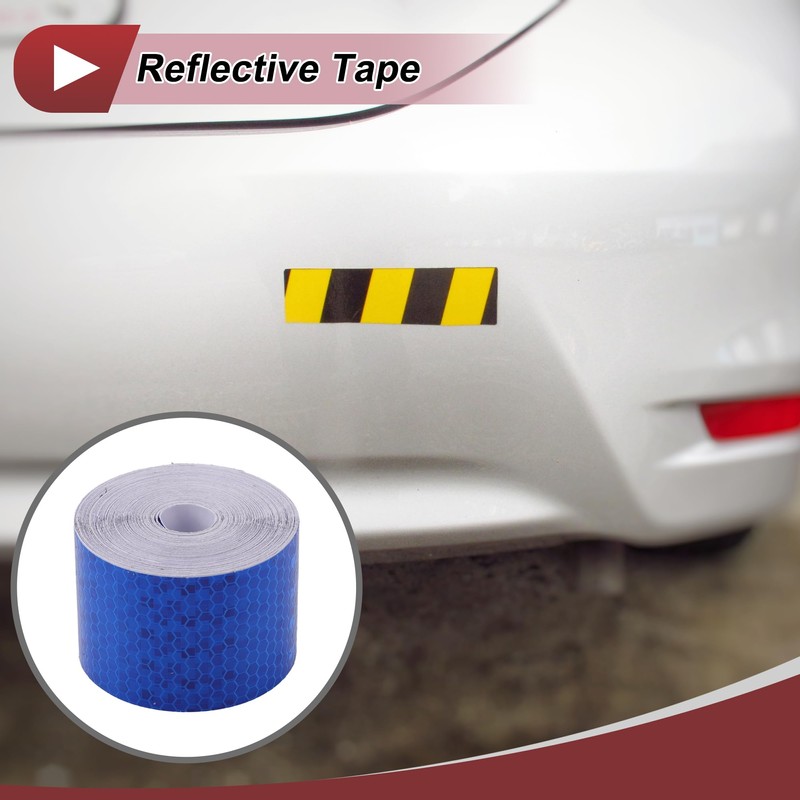 HEROFFIX 1 Pcs Safety Warning Reflective Tape Increased Visibility Reflective