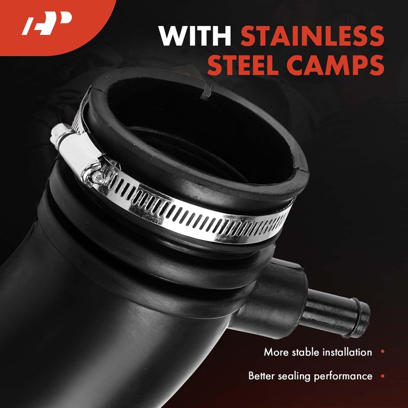 A-Premium Engine Air Cleaner Intake Hose W/Clamps Compatible with Toyota