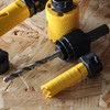 Faithfull FAIHSAUQC Universal Quick Release Heavy Duty Holesaw Arbor Set,