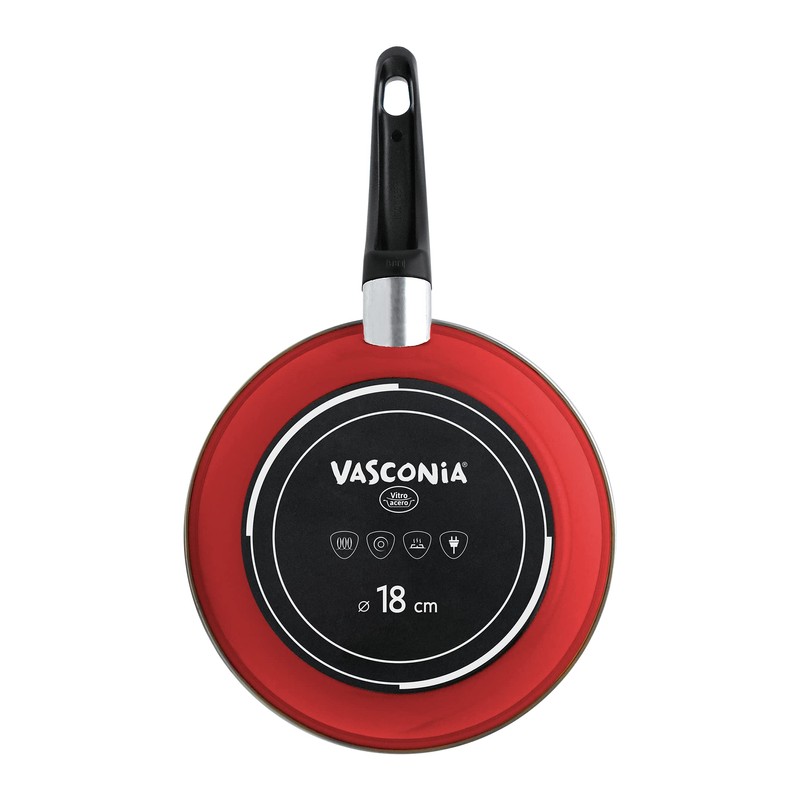 Sartén Vasconia Hueverito Chico Rojo de Vitroacero