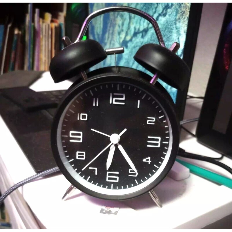 Clock Alarm Clock Loudest Ever Super Wake Up Neighbors Twin