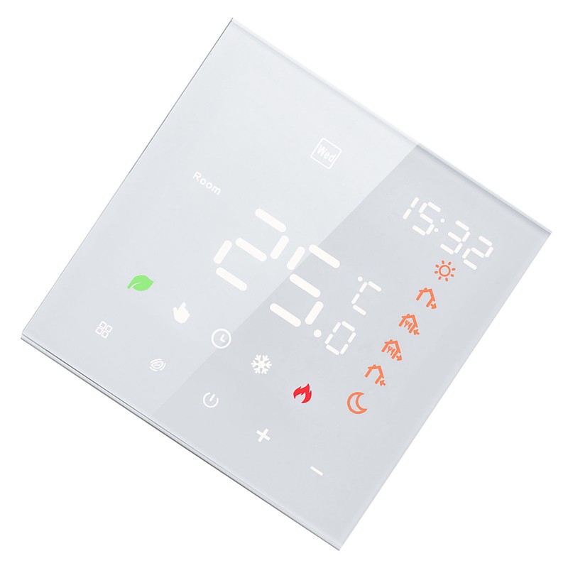 Smart Thermostat 16A Digital Programmable LCD Display Touchscreen Underfloor Heating