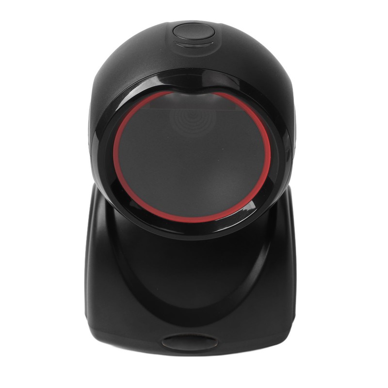 QR Barcode Scanner Omnidirectional Hands Free Automatic Sensing Barcode Scanner