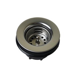 APEX RV Sink Drain with Removable Stainless Steel Strainer, fits (2 1/2 inch) Sink Opening, Fits (1 1/2 inch) Pipe Diameter for RV, Camper, Trailer, Marine Vessel, Cabin, and Bar Sink