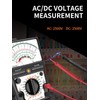 Analog Multimeter AS-7199A, Pointer Multimeter, AC DC Volt 2500V, DC