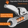 Unbranded 2Pcs 1/8” NPT Grease Gun Coupler Quick Lock Release