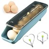 Rolling Egg Dispenser, Egg Holder for Refrigerator, Fridge Egg Organizer