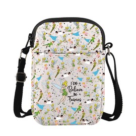 G2TUP Fairytale Bell Crossbody Bag Nope Not Today Gifts Never Land Shoulder Bag Fairy Pixie Gift Never Grow Up Gift (I do Believe ca)