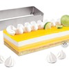 ScrapCooking 1916 Stainless Steel Rectangular Baking Tin Extendable from 25
