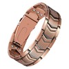 Jecanori Copper Bracelet for Men, 3X Strength Magnetic Bracelets for