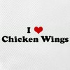 CafePress I Love Chicken Wings Cap Unique Adjustable Baseball Hat