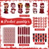 Dianelhall 168 Pcs Christmas Stationery Party Favors Bulk Christmas Buffalo