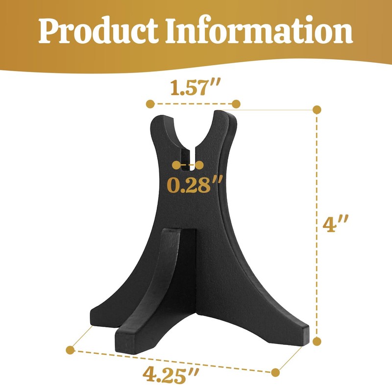Elifinds Sword Stand with Blade Slot Wood Samurai Katana Holder