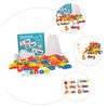 KONTONTY 1 Set Spelling Game Alphabet Blocks Flashcards Word Puzzle