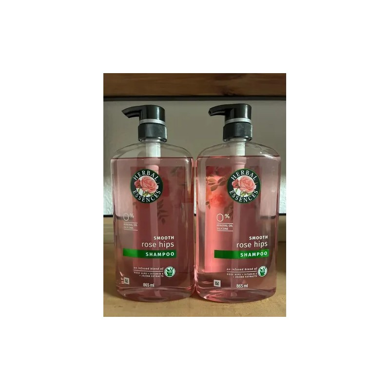 Shampoo Herbal Essences Pétalos De Rosa 865ml (2 Piezas)