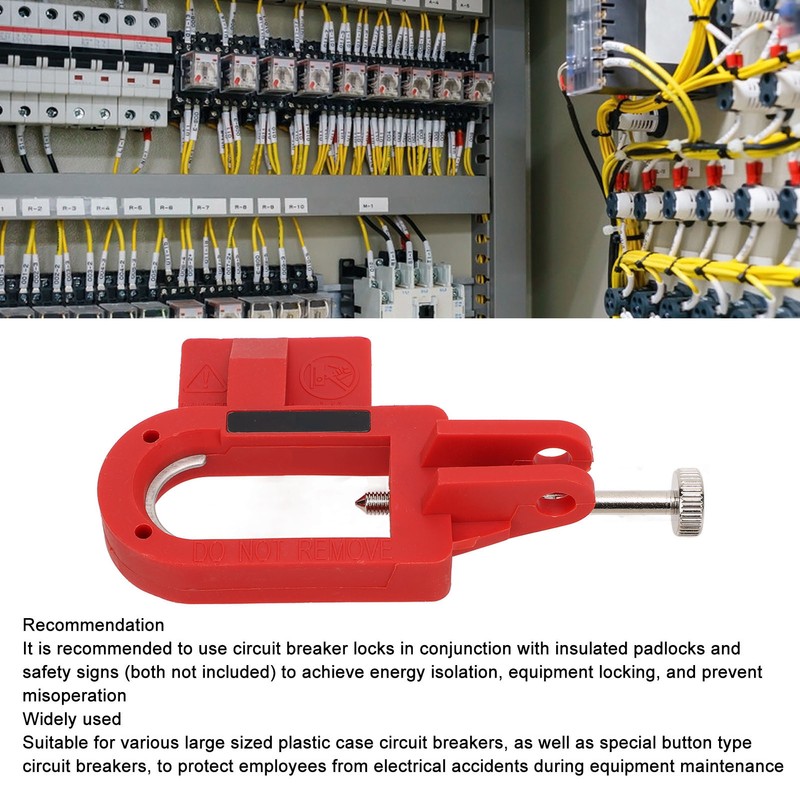 Circuit Breaker Lockout Device Nylon PA Steel Prevent Misoperation Large