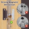 5 Pack Brown Magnetic Door Catch, Cabinet Magnets Latch, Strong