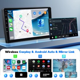 4+64G Android 13 Carplay Stereo Radio for Subaru Forester Impreza WRX 2008-2012,9 inch Touch Screen Carplay Android Auto with GPS Navigation,Bluetooth5.0,32 EQ,WiFi,FM,Mirror Link,1280x720 Resolution