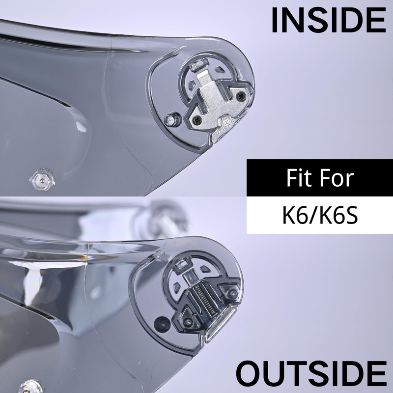 Logto Compatible With K6S Visor K6 Face Shield Replacement Tinted