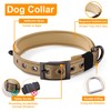 Annchwool No Pull Dog Harness,Heavy Duty Reflective Collar & Leash