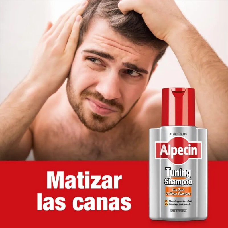 Shampoo Alpecin Tuning 200ml Unisex - Matizador de Canas y