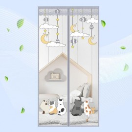 Magnetic Screen Door for Entryways and Balconies Screen Door Medium 90 X 210
