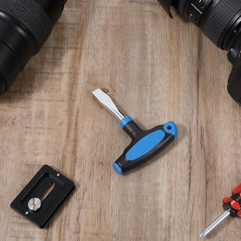 Large Flat Head Screwdriver 10 mm T Handle Flathead Screw