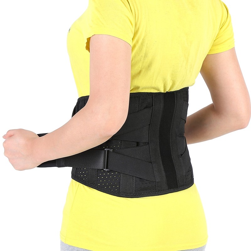YHG double compression nursing belt Adjustable lumbar support Black L