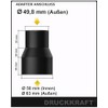 DRUCKKRAFT Adapter 50mm to 58/63mm - Vacuum Cleaner & Extraction