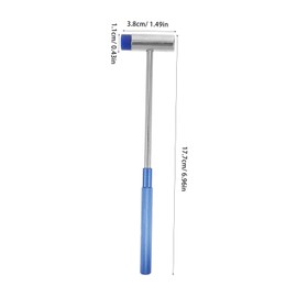 FRCOLOR Precision Mini Mallet Hammer for DIY Crafts and Watch Repairs Portable Metal Tool for Small Parts for Jewelry and Model Building Projects