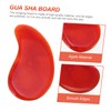 Beavorty 2pcs Guasha Scraping Plate Massage Tool Agate Facial Scraping
