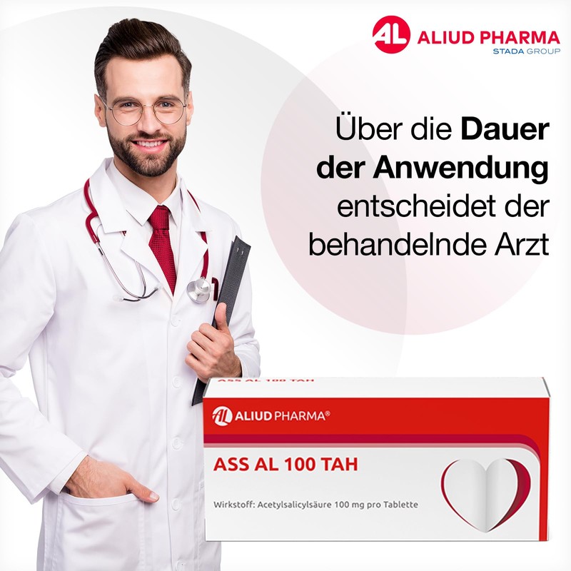 ASS AL 100 TAH Tablets Antiplatelet Aggregation Pack of 50