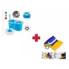 Cuher Trapeador C/cubeta Exprimidor + Limpiador Ventana Magnetico