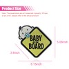 Baby On Board Car Sticker Decal, Waterproof & Strong Adhesive