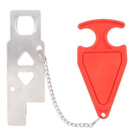 lasuroa Tragbares Türschloss für Unterwegs, Zinklegierung Sicherheits Hoteltürschloss Tragbares Schlüsselschloss für Hotel Wohnung Zuhause Reisende Damen