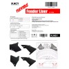 XUKEY 4 Mud Liner Splash Flaps Fender Seals Inner For