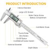 Digital Caliper Vernier Caliper Inch/Metric Conversion 6Inch 150mm Digital Fractional