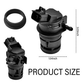 Car Windshield Washer Pump Motor Replacement OEM#85330-AE010,Single Hole Windshield Washer Fluid Pump Compatible with Toyota Honda Ford Lexus Mazda Lincoln Nissan Scion Car Accessories
