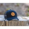 Fatboy Trucker Hat Black with Tan Coyote Flag Patch -