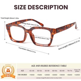JOSCHOO 3 Pack Oprah Style Reading Glasses Blue Light Blocking Square Computer Spring Hinge Readers for Women Men (3 Mix, 2.75, x)
