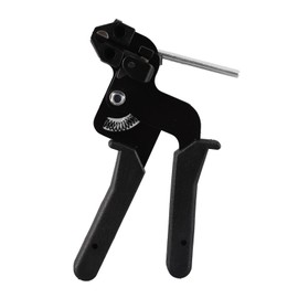 Cable Tie Pliers for Stainless Steel Cable Ties - 210 mm with Cutting Function & Adjustable Tensile Force, Metal Cable Tie Tool for Tensioning Cutting, Professional Cable Tie Gun for Kabelma