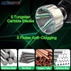 Heavy-Duty Deburring Chamfer Tool with Sharp Tungsten Carbide Blades,Fast Hex