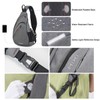 mixi Sling Bag Men Backpack Unisex One Shoulder Bag Hiking