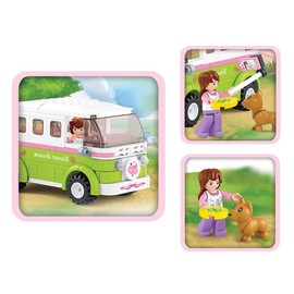 Sluban SlubanM38-B0523 Camper Building Bricks Set