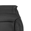Mythoria Driver Side Bottom Replacement Leather Black Seat Cover Perforated