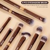 MAANGE Set de Brochas de Maquillaje Profesional con Estuche 13PCS