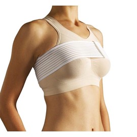 CAREFIX Implant Stabilizer Band (8113) White by TYTEX- Post-Surgery Breast Implant Support Band- Chest Compression Support- Breast Augmentation Strap