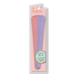 BN MiMits Emery Board MNG-08 Nail File, 6 Pieces (x1)