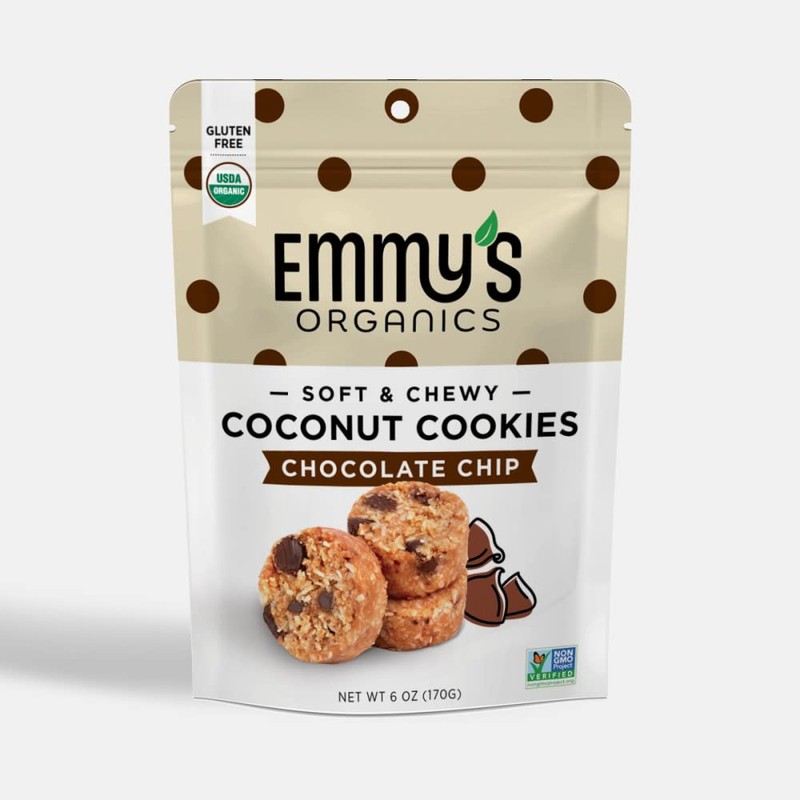 Emmy's Organics 2 count, (6 oz each), Cookies, 12 oz